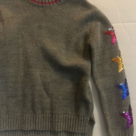 Epic Threads Gray Sweater with Colorful Star Accents - Picture 2 of 4